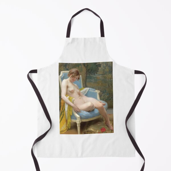 Item preview, Daphné Nude Woman in Blue Chair Guillaume Seignac designed and sold by TeeARTHY.