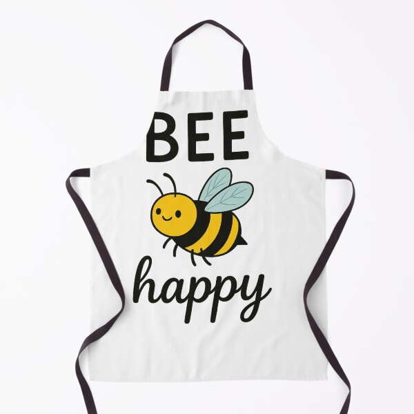 Item preview, BEE Happy – Cute Cartoon Bee with Positive Quote designed and sold by suszak24.