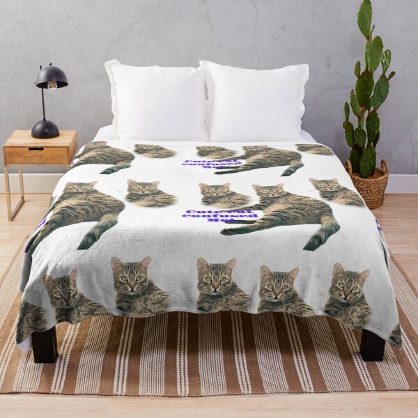 Item preview, Cute cat confused me words with three stray cat pictures  designed and sold by wallartofmio.