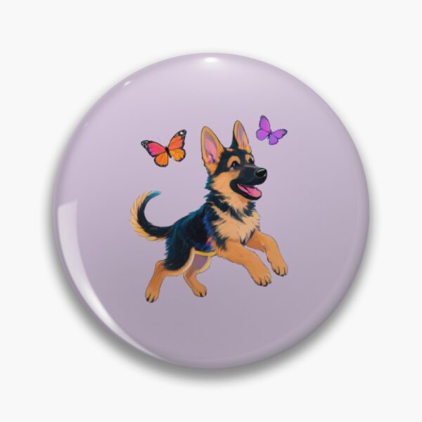 Artikelvorschau, Verspieltes Deutsches Schäferhund-Welpen-T-Shirt – Buntes Hundeliebhaber-Geschenk-T-Shirt entworfen und verkauft von Uglyandcute.