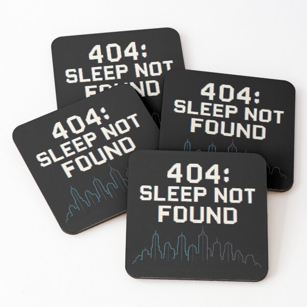 Item preview, 404: Sleep Not Found designed and sold by PiggFamilyPrint.