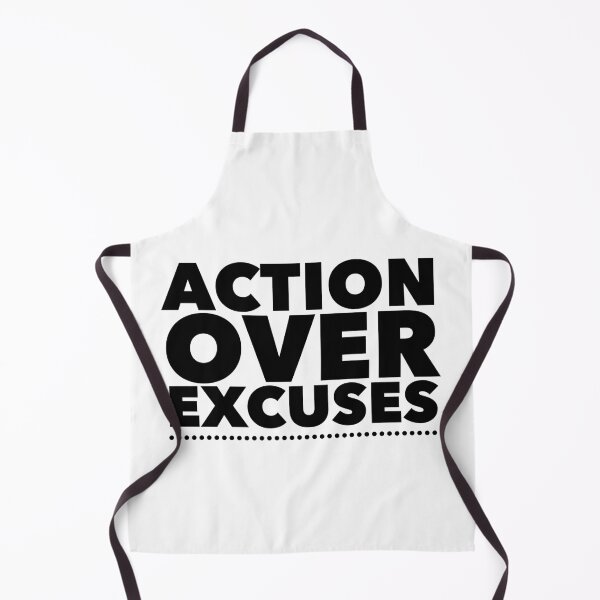 Item preview, Action Over Excuses - Productivity & Hustle Motivator designed and sold by Soaring Eagle.