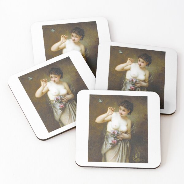 Item preview, Jeune Fille Au Papillon Guillaume Seignac designed and sold by TeeARTHY.
