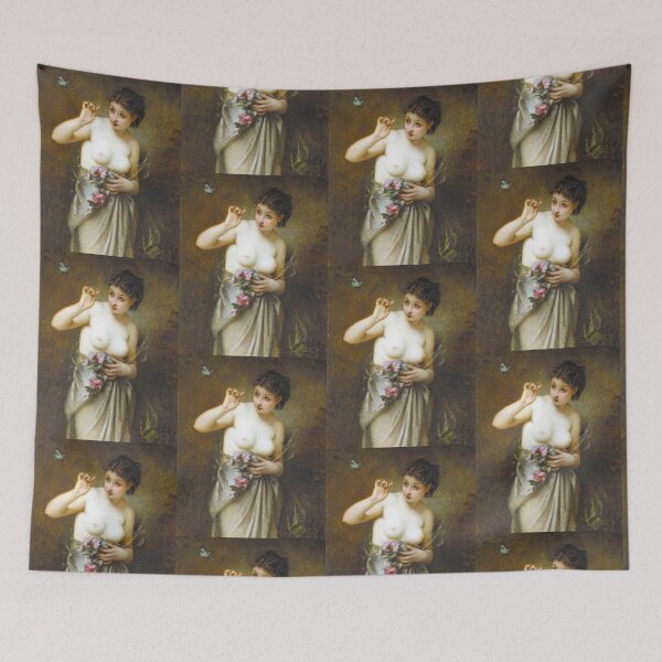 Item preview, Jeune Fille Au Papillon Guillaume Seignac designed and sold by TeeARTHY.