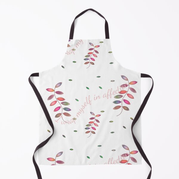 Item preview, I Wrap Myself in Affection- Wavy phrase with colorful branches. designed and sold by AlbinPixelArt.