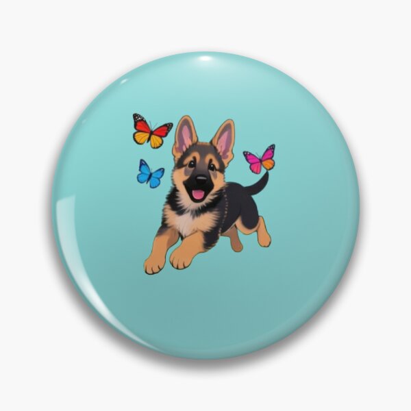 Artikelvorschau, Verspieltes Deutsches Schäferhund-Welpen-T-Shirt – Buntes Hundeliebhaber-Geschenk-T-Shirt entworfen und verkauft von Uglyandcute.