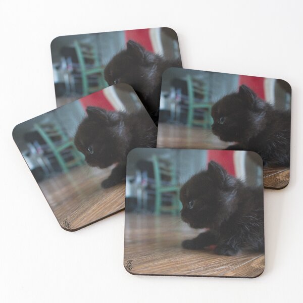 Item preview, Black Kitten Close Up designed and sold by Rachel B Morton.