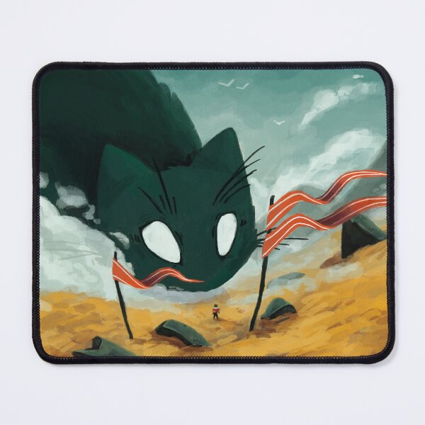 Item preview, Giant Cat in the Clouds - Illustration designed and sold by Catstyle / Marin Duret.