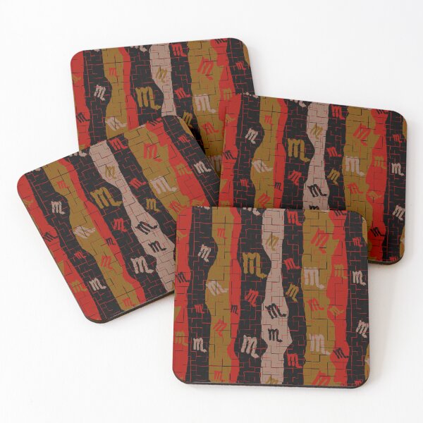 Item preview, Scorpio Tiled Stripes  designed and sold by BartholGraphics.
