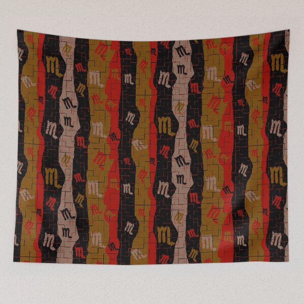 Item preview, Scorpio Tiled Stripes  designed and sold by BartholGraphics.