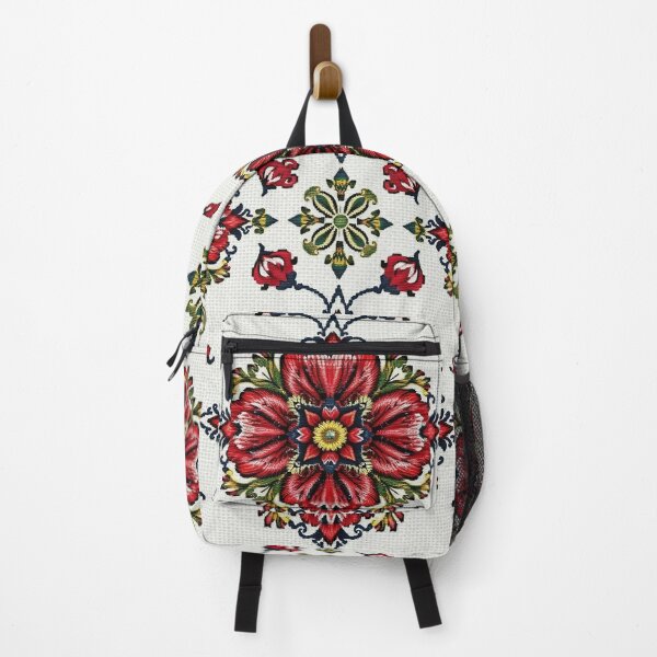 Item preview, Red & Black Floral Embroidery Pattern & ethnic Slavic traditional decor  designed and sold by TheGaliyaStudio.