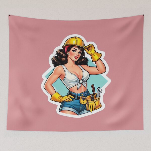 Item preview, Construction Pinup designed and sold by PinUpPizzazz.