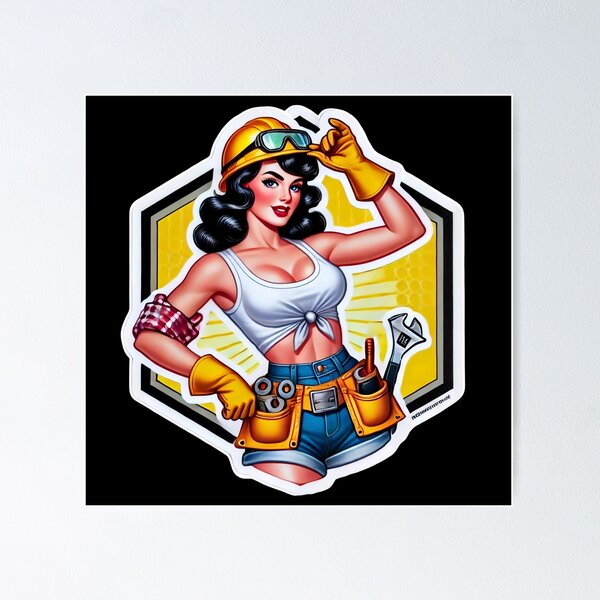 Item preview, Construction Pinup designed and sold by PinUpPizzazz.