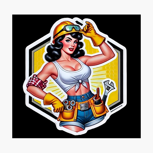 Item preview, Construction Pinup designed and sold by PinUpPizzazz.