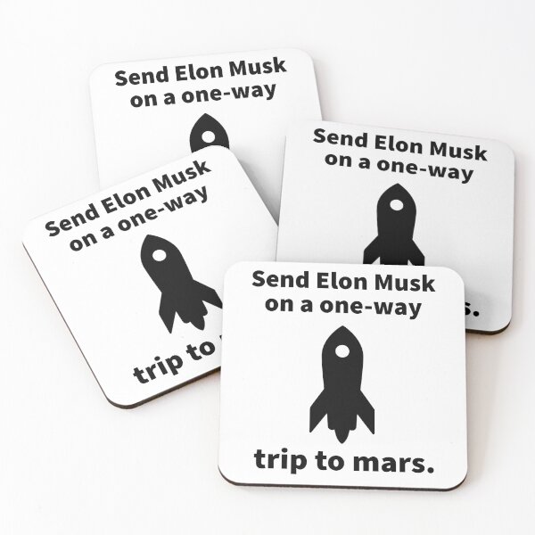 Item preview, Send Musk to Mars designed and sold by Rachel the Artist .
