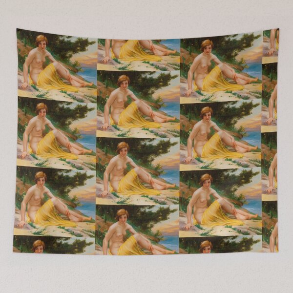 Item preview, Nu Sur La Plage Guillaume Seignac designed and sold by TeeARTHY.