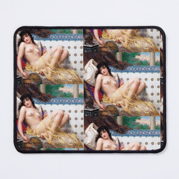 Item preview, Odalisque with a Fan Guillaume Seignac designed and sold by TeeARTHY.