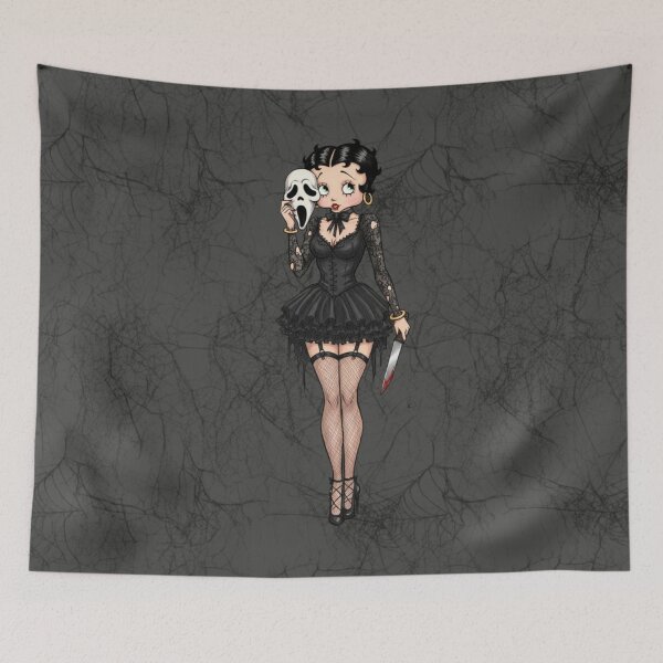 Item preview, Scream Queen Betty Boop designed and sold by LyssasMindArt.