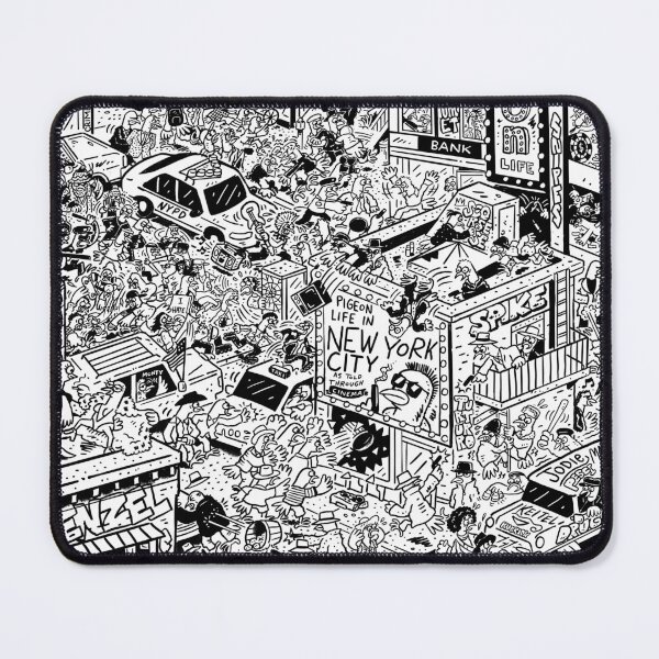Item preview, Pigeon Life in New York City designed and sold by BRIAN WEAVER.