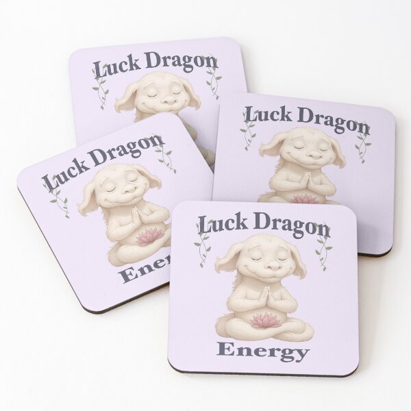 Item preview, Luck Dragon Energy - Serene Fantasy Creature Meditation designed and sold by DerpCat Sketches.