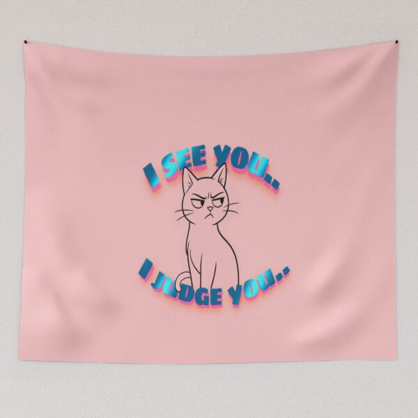 Item preview, I See You, I Judge You - Grumpy Cat designed and sold by JJMasters.