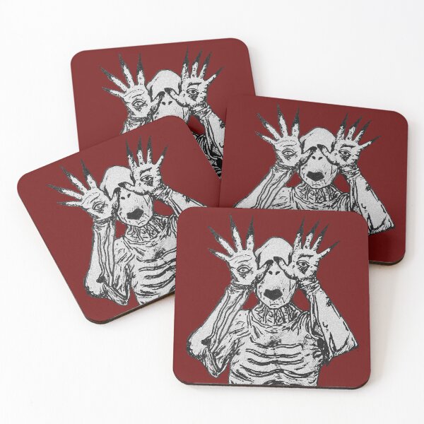 Item preview, Pale man from Pans Labyrinth ink illustration designed and sold by Evekingartist.