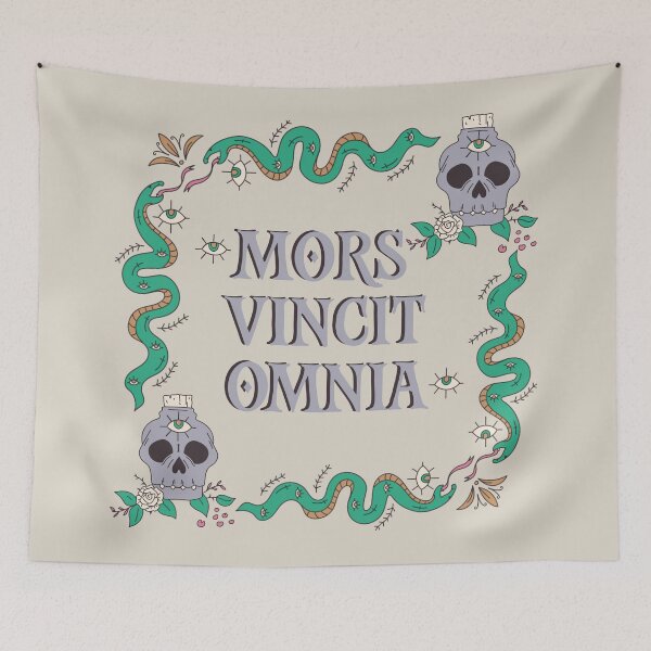 Item preview, Mors Vincit Omnia - Snake and Skull Gothic Design designed and sold by mayadesignshop.