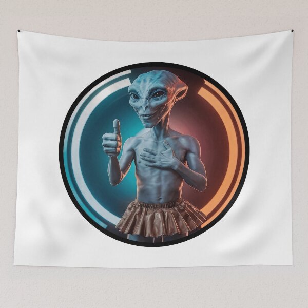 Artikelvorschau, Woke alien entworfen und verkauft von QuanntixArt.