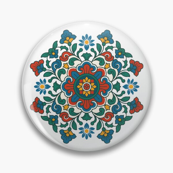 Item preview, Traditional Dancheong Floral designed and sold by pick-o-print.