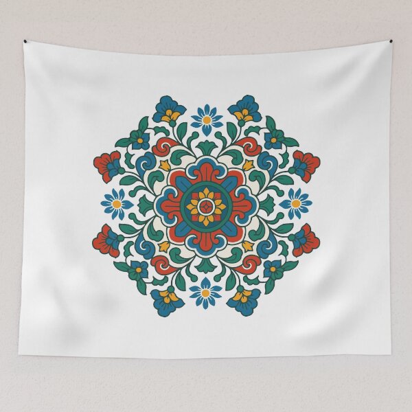 Item preview, Traditional Dancheong Floral designed and sold by pick-o-print.