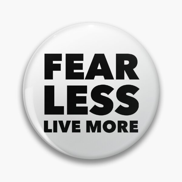 Item preview, Fear Less, Live More - Motivational Life Motto for Bold Living designed and sold by Soaring Eagle.