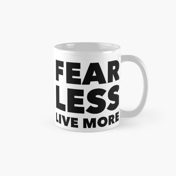 Item preview, Fear Less, Live More - Motivational Life Motto for Bold Living designed and sold by Soaring Eagle.