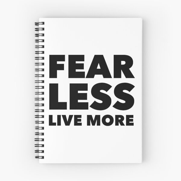 Item preview, Fear Less, Live More - Motivational Life Motto for Bold Living designed and sold by Soaring Eagle.