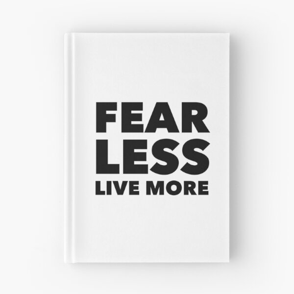 Item preview, Fear Less, Live More - Motivational Life Motto for Bold Living designed and sold by Soaring Eagle.