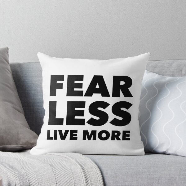 Item preview, Fear Less, Live More - Motivational Life Motto for Bold Living designed and sold by Soaring Eagle.