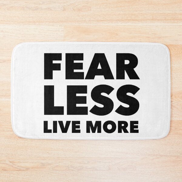 Item preview, Fear Less, Live More - Motivational Life Motto for Bold Living designed and sold by Soaring Eagle.