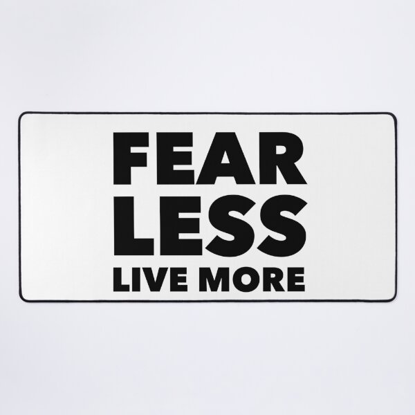 Item preview, Fear Less, Live More - Motivational Life Motto for Bold Living designed and sold by Soaring Eagle.