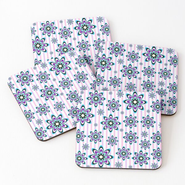 Item preview, Copy of Retro Flowers in Soft Pastels designed and sold by SportyAndArtful.