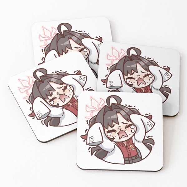 Item preview, Kasumi Blue Archive Crying Scared face chibi fanmade designed and sold by Noredji Morien.