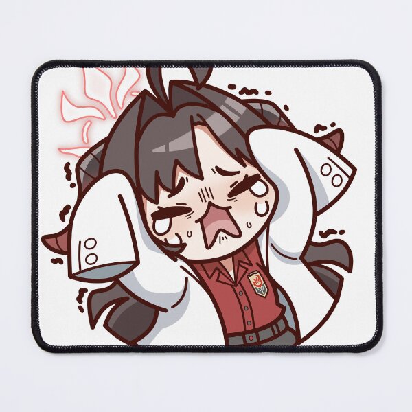 Item preview, Kasumi Blue Archive Crying Scared face chibi fanmade designed and sold by Noredji Morien.