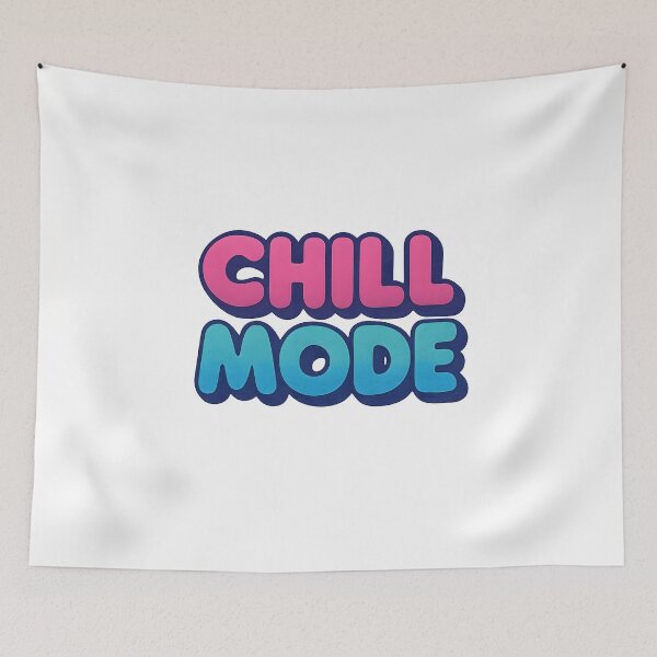 Item preview, Chill Mode Tropical Vaporwave 3D Text designed and sold by pedrogag.