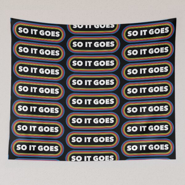 Item preview, So It Goes 1970s-1980s disco bumper sticker designed and sold by Popular-Gifts.