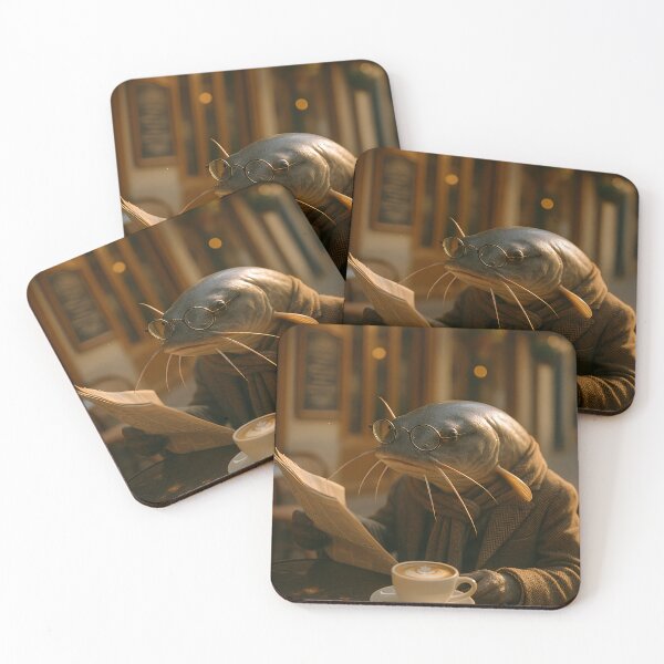 Item preview, Catfish at a Paris Café – Cinematic Portra 400 Film Print designed and sold by PortaPond.