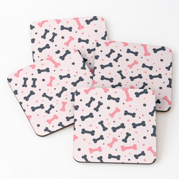 Item preview, Playful Dog Bones Pattern - Light Pink Background designed and sold by SportyAndArtful.