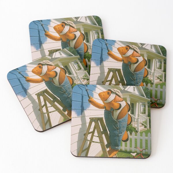Item preview, Clownfish House Painter – Hyperreal Portra 400 Photograph designed and sold by PortaPond.