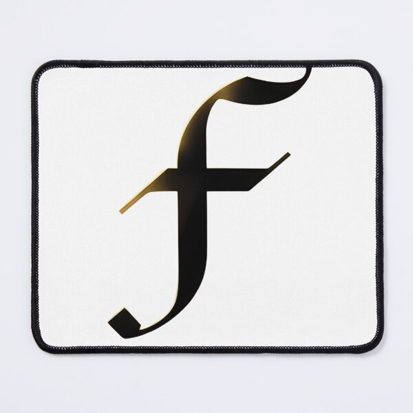 Item preview,  Letter F – Gold & Black Elegance designed and sold by RAKO13.