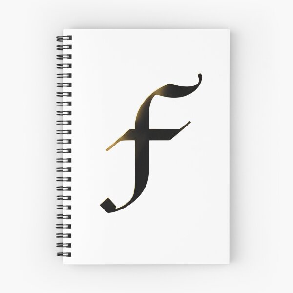 Item preview,  Letter F – Gold & Black Elegance designed and sold by RAKO13.