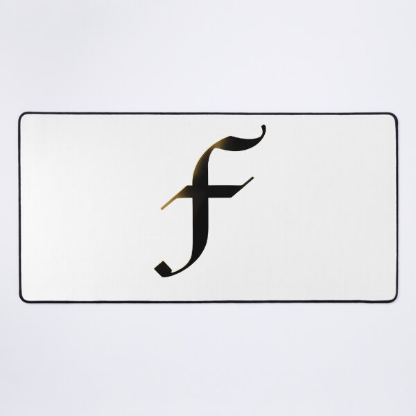 Item preview, Letter F – Gold & Black Elegance designed and sold by RAKO13.