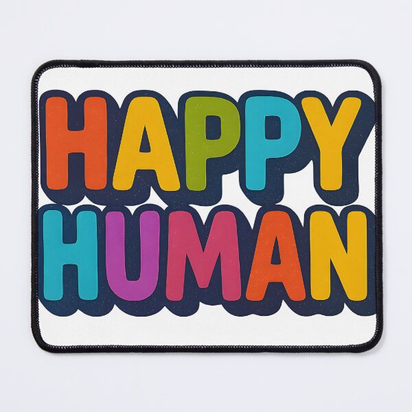 Item preview, Happy Human Rainbow 3D Typography designed and sold by pedrogag.