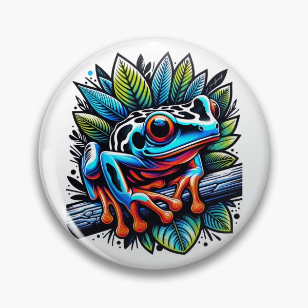 Item preview, Azureus Dart Frog: Tiny, Toxic, Trendy designed and sold by 0dirtyrice0.